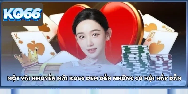 Một vài khuyến mãi Ko66 đem đến những cơ hội hấp dẫn